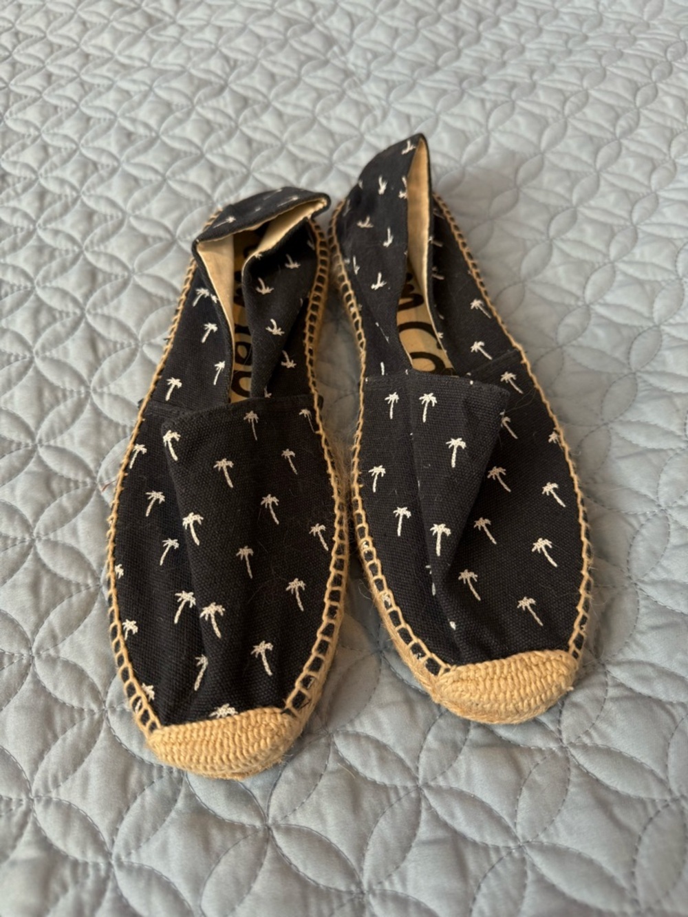 Sam Edelman Black and White Espadrilles